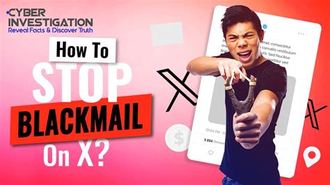 How to Stop Blackmail .